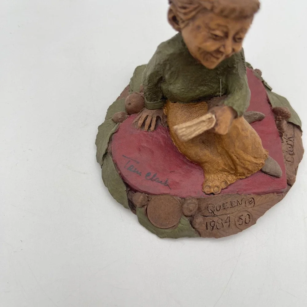 Tom Clark SIGNED Gnome Queen of Hearts 1984 #50 Cairn Studio COA Original Box